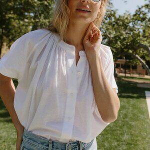 Jenni Kayne Willow Blouse - XS - Ivory